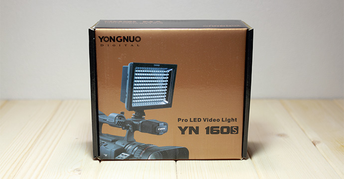カメラ撮影用LED照明、YN160Sについて。